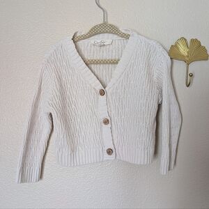 Jessica Simpson Baby Girl Cardigan Knit sweater 12 Months Neutral Beige
